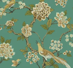 Coordonné Bird Song Turquise -