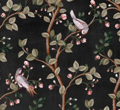 Coordonné Birds Prosperity Onyx -