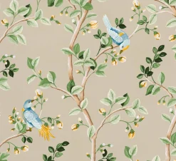 Coordonné Birds Prosperity Papyrus -