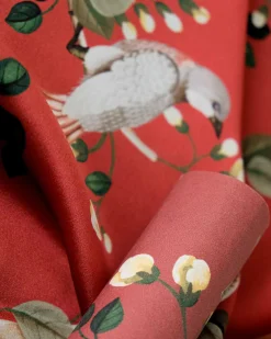 Coordonné Birds Prosperity Ruby -