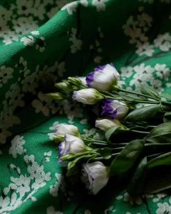 Coordonné Cherry Blossom Emerald -
