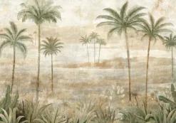 Coordonné Draa Palms Leaves -