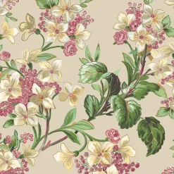 Coordonné Flowery Beige -