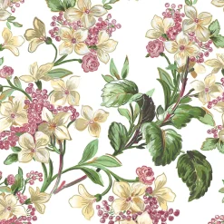 Coordonné Flowery White -