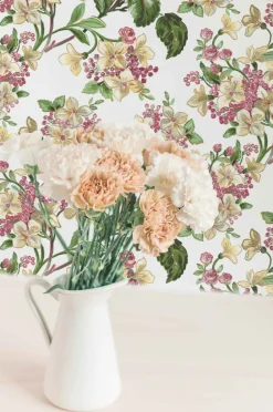 Coordonné Flowery White -