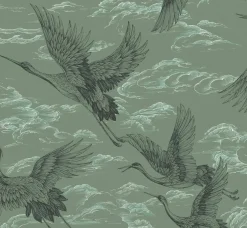 Coordonné Imperial Ibis Jade -