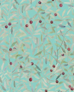 Coordonné Leaf Craze Lagoon -