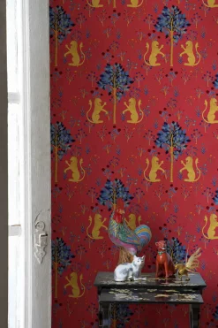 Coordonné Medieval Tapestry Deep Coral -