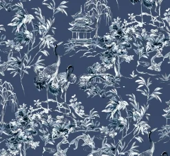 Coordonné Ming Pagoda Navy -