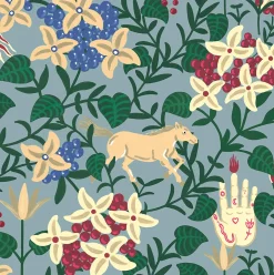 Coordonné Neoflowery Blue -