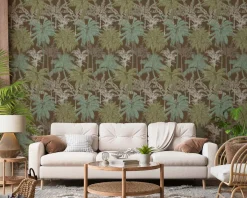 Coordonné Palms Chocolate -
