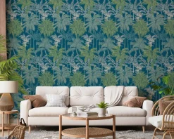 Coordonné Palms Turquesa -
