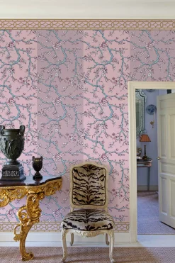 Coordonné Paravent des Amandiers Pompadour Pink -