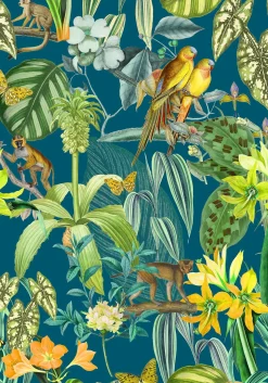 Coordonné Parrots Añil -