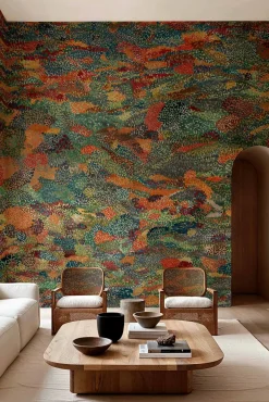 Coordonné Petal strewn Copper -