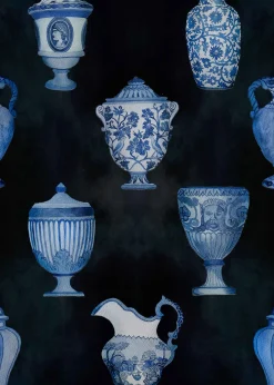 Coordonné Porcelaine Marine -
