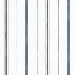 Coordonné Rolling-Stripes Aqua -