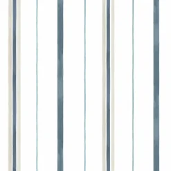 Coordonné Rolling Stripes Aqua -