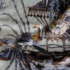 Coordonné Sacred Pheasants Jade -