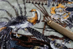 Coordonné Sacred Pheasants Jade -