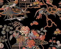 Coordonné Sacred Pheasants Onyx -