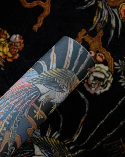 Coordonné Sacred Pheasants Onyx -