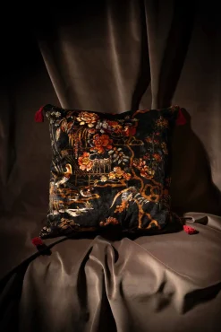 Coordonné Sacred Pheasants Onyx -