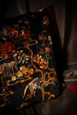 Coordonné Sacred Pheasants Onyx -