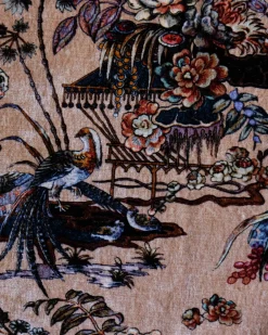 Coordonné Sacred Pheasants Rose -