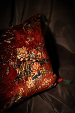 Coordonné Sacred Pheasants Ruby -
