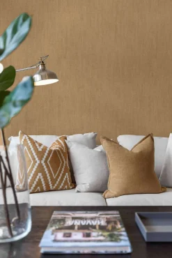 Coordonné Sergé Ocre -