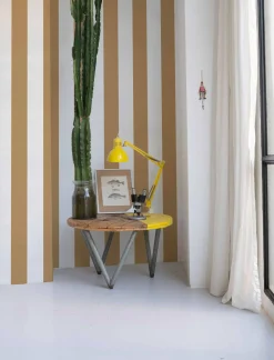Coordonné Stripe 8 Curry -